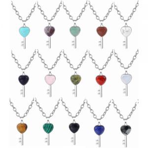 Gemstone Form Shape Key Chain Colles