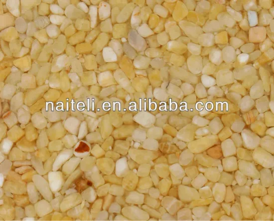 New Table Top Material Natural Resin Cobble Stone Tile