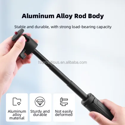 BRDRC Extension Pole Selfie Stick Tripod for OSMO Pocket 3 & GOPRO Accessories