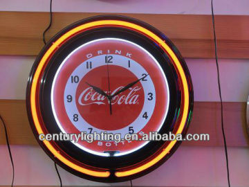 15" neon clock