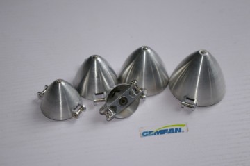 Aluminium spinner for folding prop