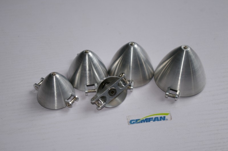 Aluminium spinner for folding prop