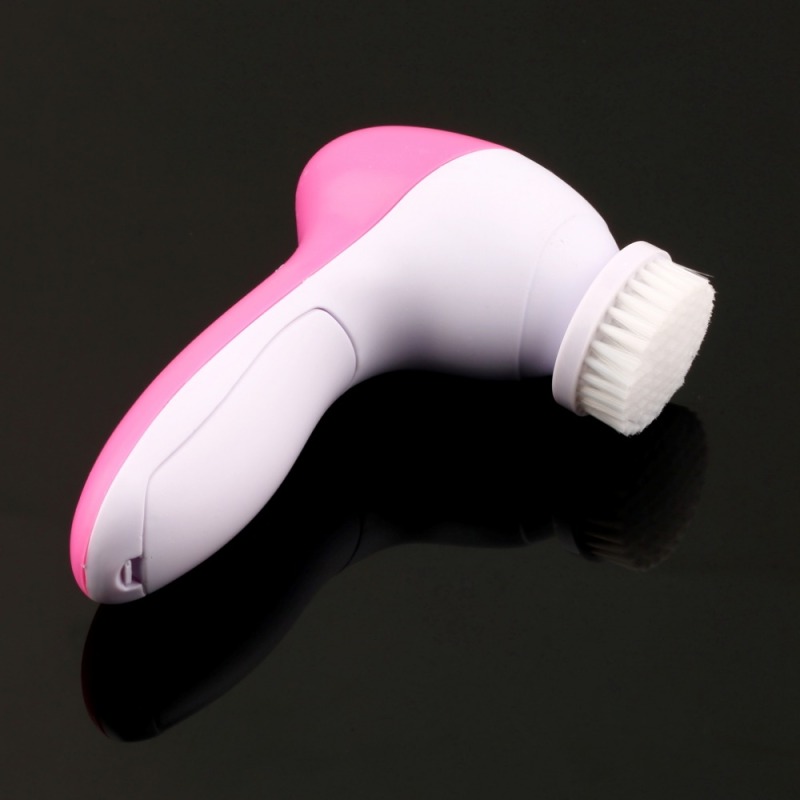 5 in 1 Electric Wash Face Cleaning Machine Facial Cleanser Pore Cleaner Body Cleansing Massage Mini Skin Beauty Massager Brush