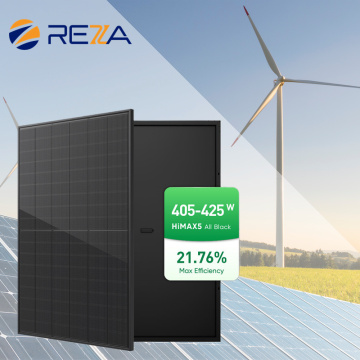 Black Monocrystalline Solar Panels 400W-450W for Home Roofs