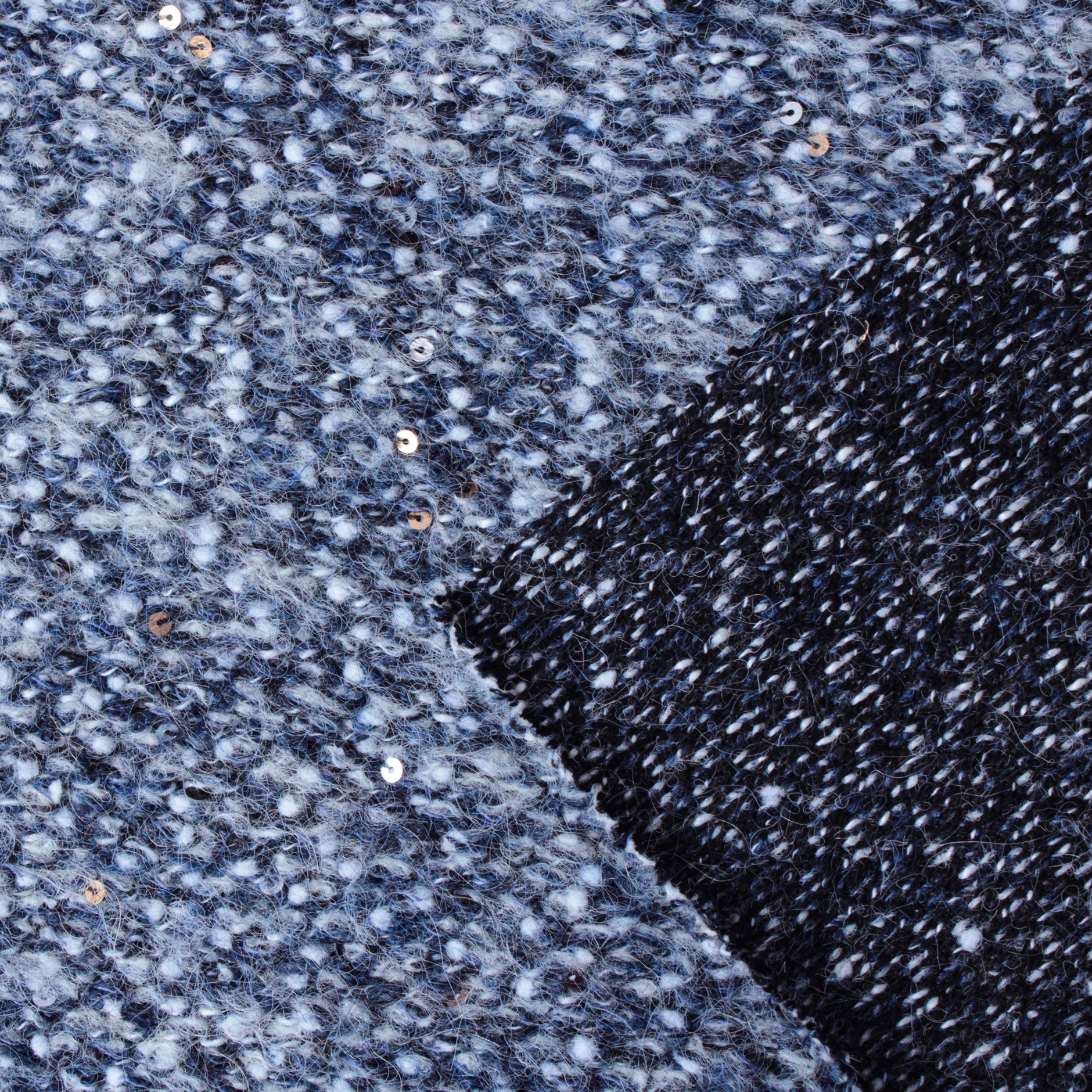 Sequin Boucle Fabric