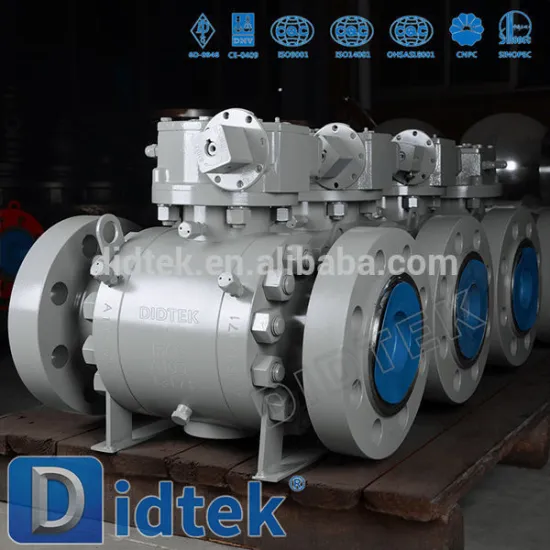 Forged End Flange Trunnion Ball Valve