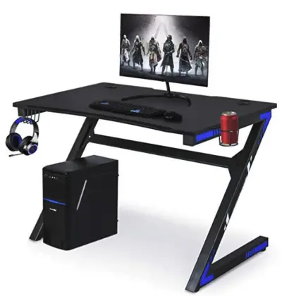 Adjustable LED Gaming Desk for Professional Gamers