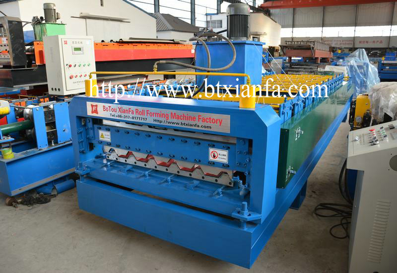 corrugated roof steel sheet making machine