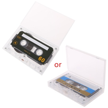 Standard Cassette Blank Tape Empty 60 Minutes Audio Recording For Speech Music Player QX2B