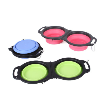 Multicolor Folding Pet Silicone Bowl