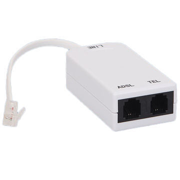 RJ11 to RJ45 ADSL Adapter, Made of ABS