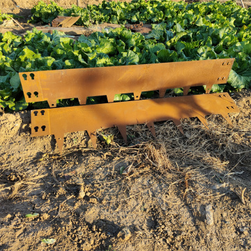 Bolsa flexível de jardim de aço corten