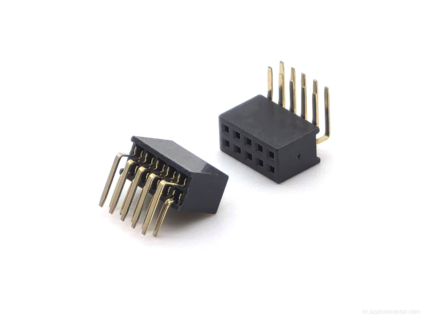 1.27mm 암 헤더 이중 행 U형