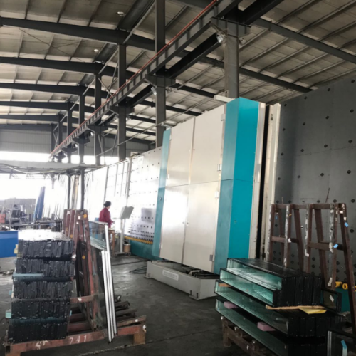 Double glazing glass washing and pressing machine