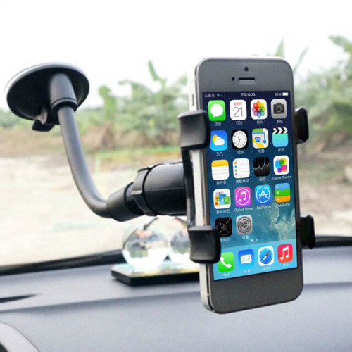 Universal 360°Car Bracket Holder Auto Black Rearview Mirror Rotation GPS Mobile Phone Holder Stand Interior Accessories Holder