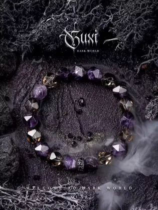 Natural Amethyst Bracelet Male Bracelet Couple