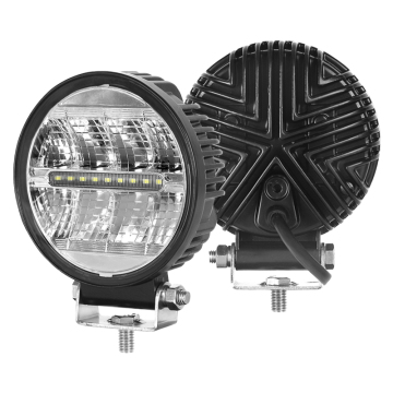 トラックオフロード4x4車LEDワークライト12V 24V 30WラウンドLEDワークライト