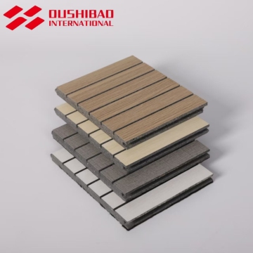 Acoustic Wall Panels with Groove MGO Structure