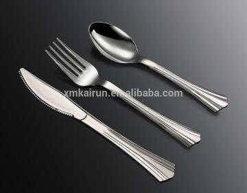 Food grade silver plated cutlery/gold plated cutlery/gold plated cutlery set