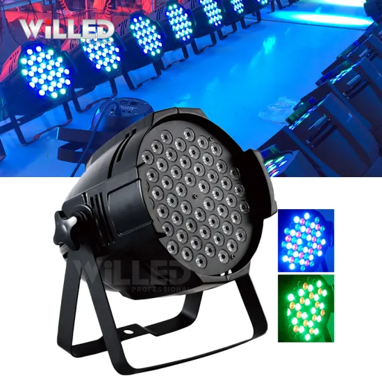 Hot Sell DJ Equipment: Stage Disco Wedding PAR LED 54x3 RGBW Par Light