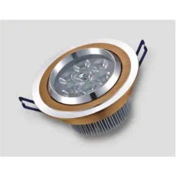 LED Lighting with Gold Color Housing