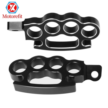 Aluminum Alloy Retro Rear Pedal - Cat Paw Pedal for Motorcycle Modification