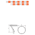 Die Casting Aluminum Garden Led Light Light IP66 водонепроницаемый