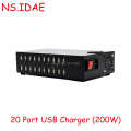 20-Port 100W USB Charging Station for Multiple Devices