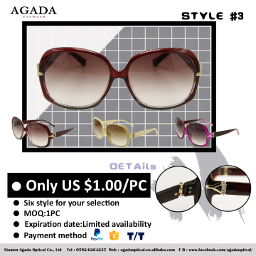 Fashion PC Colored Plastic Cheap Sunglasses Promotion