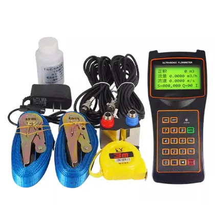 RS485 Portable Ultrasonic Flowmeter - Wall Mounting Ultrasonic Liquid/Water Flow Meter