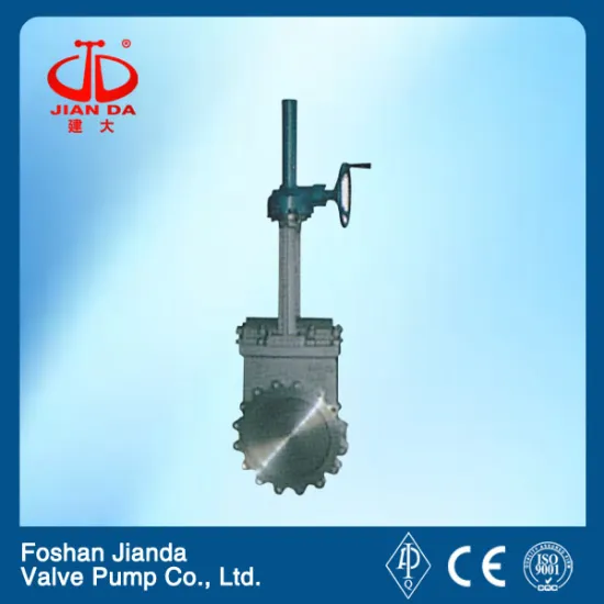 bevel gear type knife gate valve