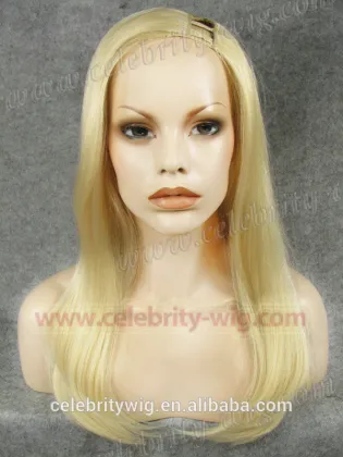 Factory price blonde u part wig machine made wig in hot fashion