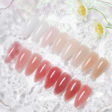 MH 15ml UV/LED Cured Pink Solid Builder Nail Gel
