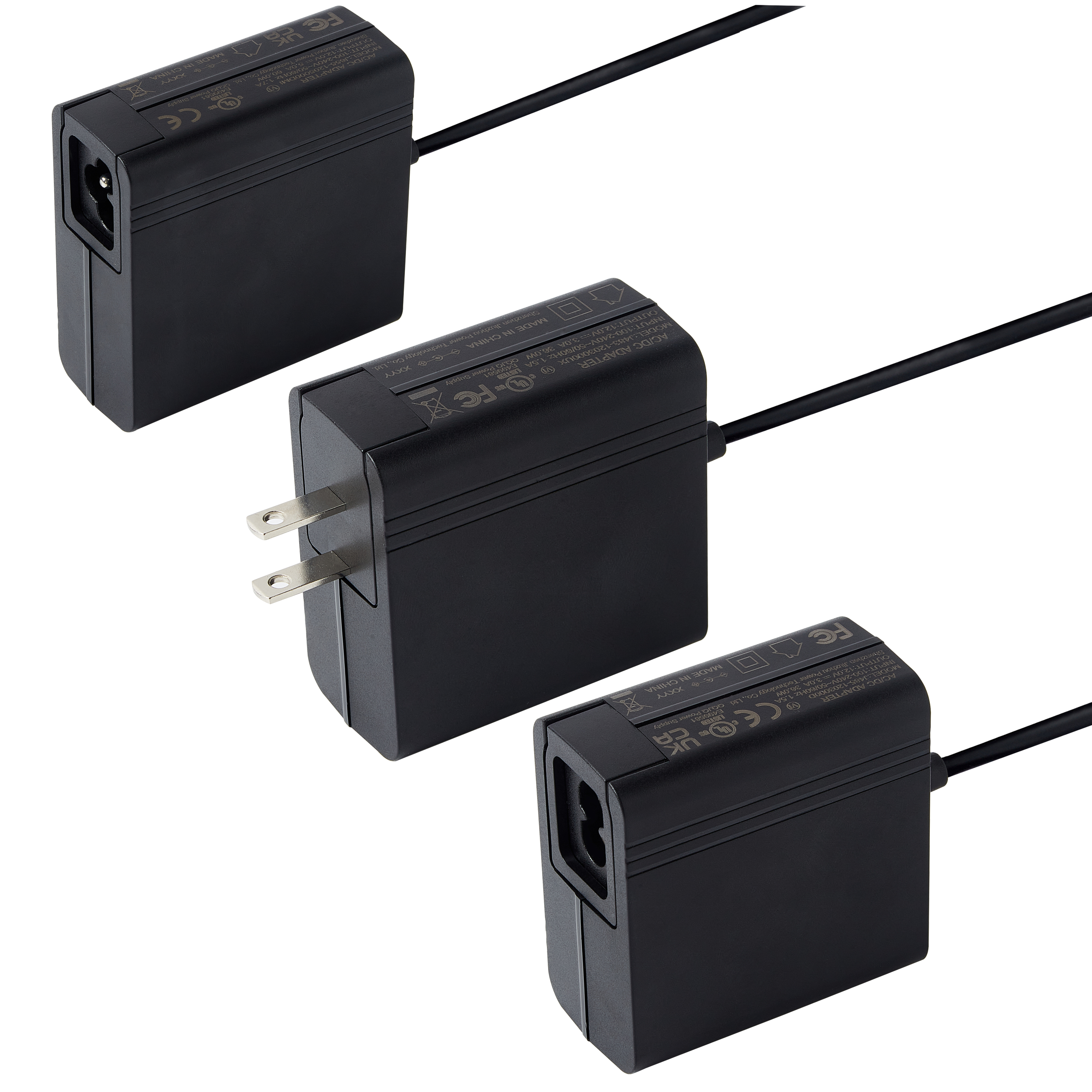 12v6a 15v4a 15v3a Charger de l'adaptateur de puissance UL FCC