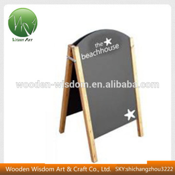 Wooden Frame Double Sides Blackboard Advertising Board