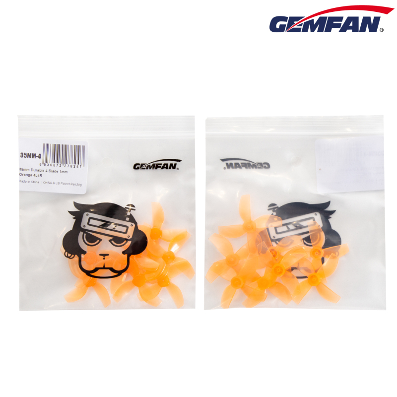 Mini Props Gemfan 35mm PC 4 Pairs 4-blade Quadcopter Propeller