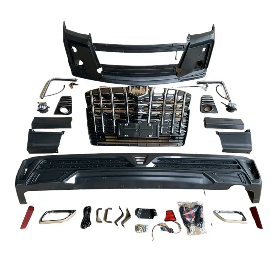 Alphard Style Car Body Kit for Hiace 2009-2018 - Front & Rear Bumper with Fog Lamps