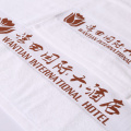 Customized Luxury Hotel Logo Yarn Dyed Bath Towel