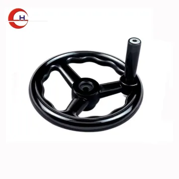 Black Milling Machine with Revolving Handle for Machine Hand Wheel