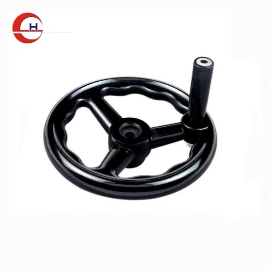 Black Milling Machine with Revolving Handle for Machine Hand Wheel