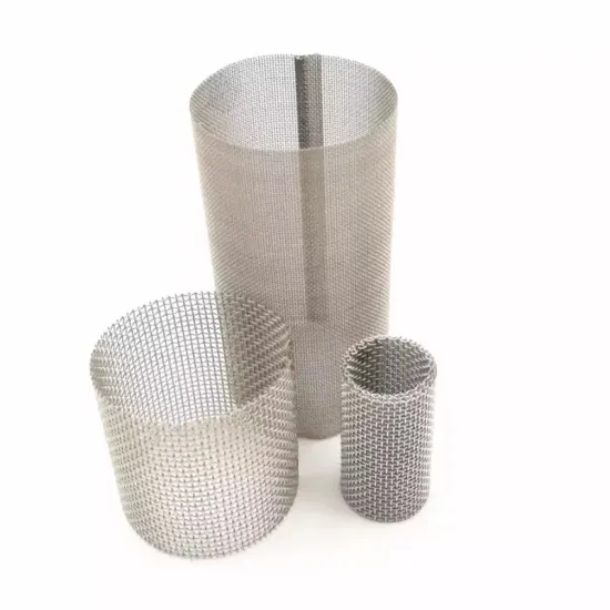 stainless steel wire mesh cylinder filter