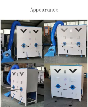 Industrial Cotton Fiber Filling Machine for Pillows, Cushions, and Plush Toys