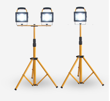 Professional Grade Portable Rechargeable Dual Head 30W Outdoor Camping LED Work Light with Triangle Bracket: Ultimate Illumination on the Go