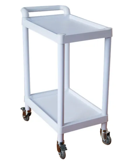 Hospital 2 Layer Medical ABS Instrument Trolley