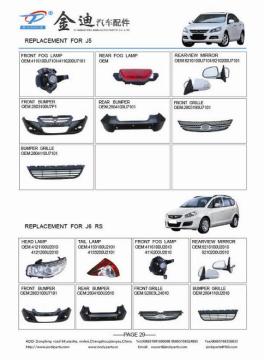JAC J5/J6 RS Parts