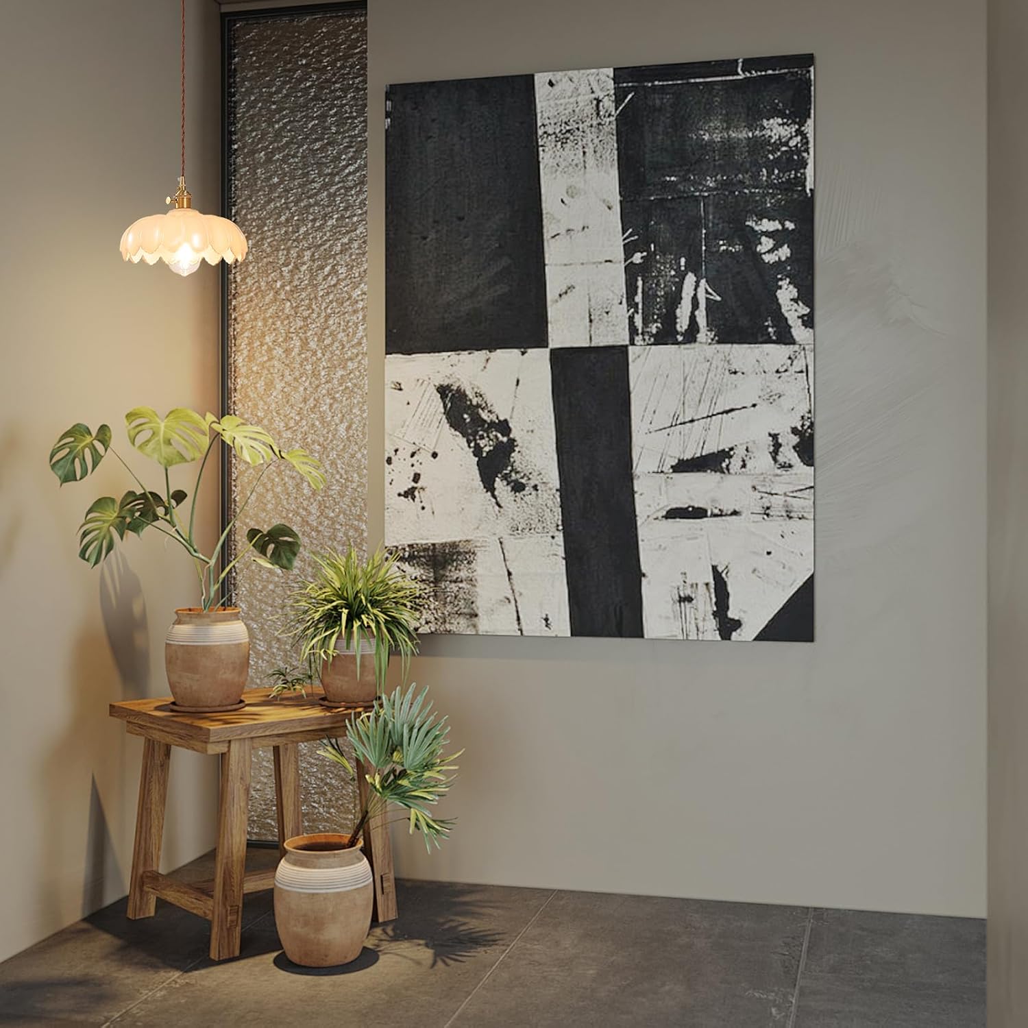 P250919 Glass shade pendant lamp (24)