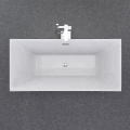 Freestanding Spa Bathtub Independent Acrylic Bathtub with Shower Faucet