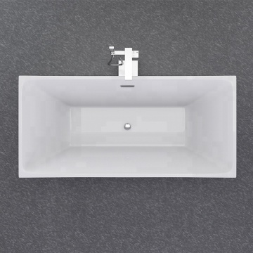 Independent Acrylic Bathtub with Shower Faucet