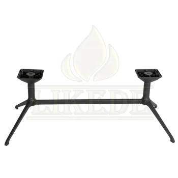 Metal Black Cast Aluminum Outdoor Coffee Table Base