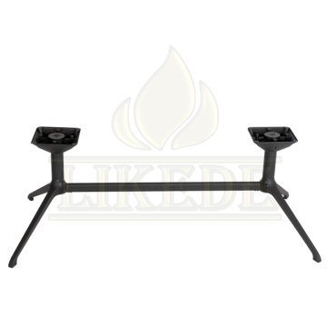 Metal Black Cast Aluminum Outdoor Coffee Table Base